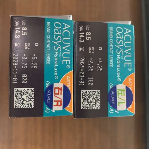 Acuvue Oasys 1-Day with HydraLuxe for Astigmatism