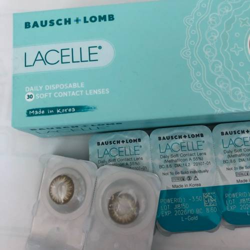 [包郵]-3.5 Bausch Lomb博士倫Lacelle + Victoria (Color Con 大眼仔 美瞳)每日即棄...