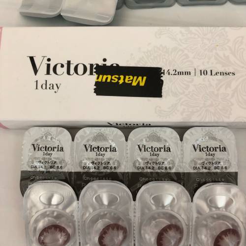 [包郵]-3.5 Bausch Lomb博士倫Lacelle + Victoria (Color Con 大眼仔 美瞳)每日即棄...