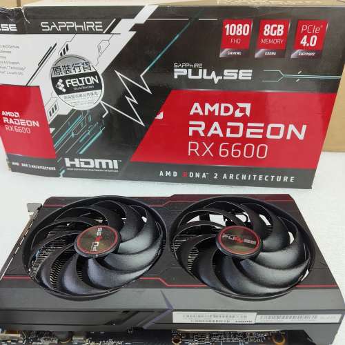 Sapphire PULSE AMD Radeon RX 6600 8GB GDDR6 (11310-01-20G)