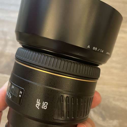 Minolta 85/1.4 AF Sony A-Mount (A7, A9 & Nex 可用) 98% new