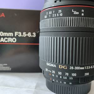 Sigma AF 28-300 f/3.5-6.3 DG for Nikon mount