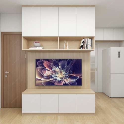 😜客廳電視櫃組合你值得擁有！深圳訂造傢俬 間隔櫃 士多房設計訂做 偷位