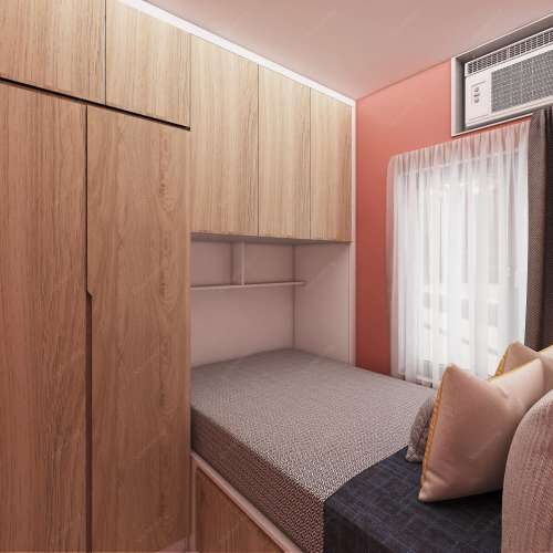 到頂掩門衣櫃😗訂造家俱訂做組合床衣櫃簡約現代經濟型 組裝變形床組合床櫃設計裝飾...