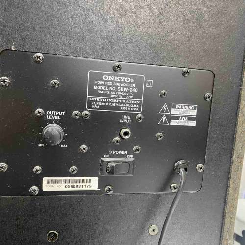 ONKYO   SKW-240 低音炮