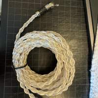 6N单晶铜镀银線芯3米訂造線 3.5mm to 3.5mm aux cable