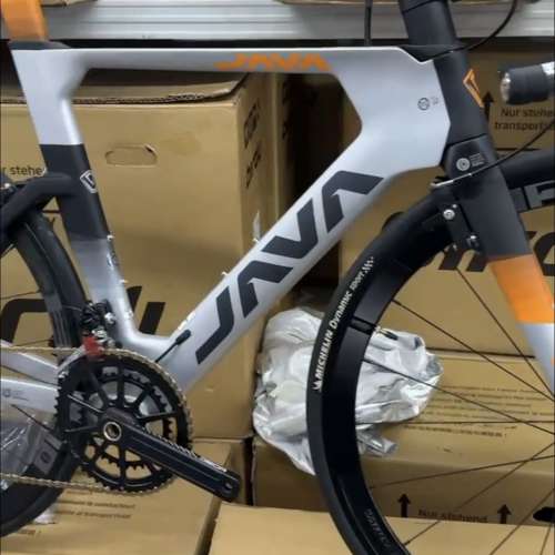 JAVA SUPREMA 22速 碳纖維公路車 送水架前後蛙燈