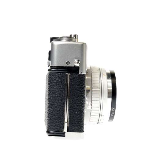 Minolta Hi-Matic E Rangefinder 35mm Film Camera with ROKKOR-QF 40mm f/1.7 Lens