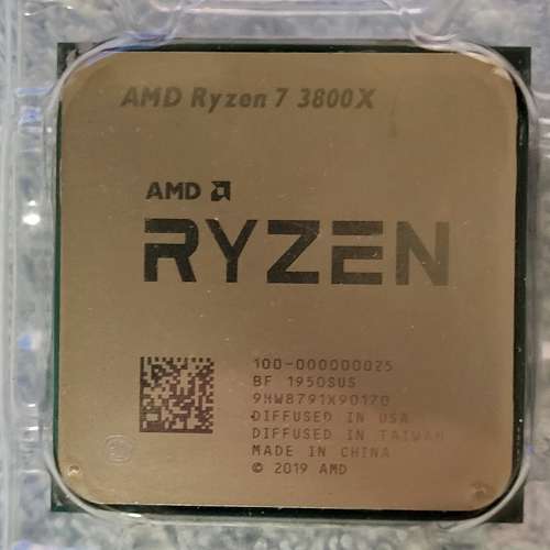 AMD CPU Ryzen 7 3800X 8核16線程 non 3700x 3600x 3900x 5600x 5700x 5900x