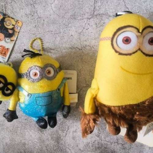 全新 Minions 迷你兵團 小黃人 吊飾 鎖匙扣 公仔