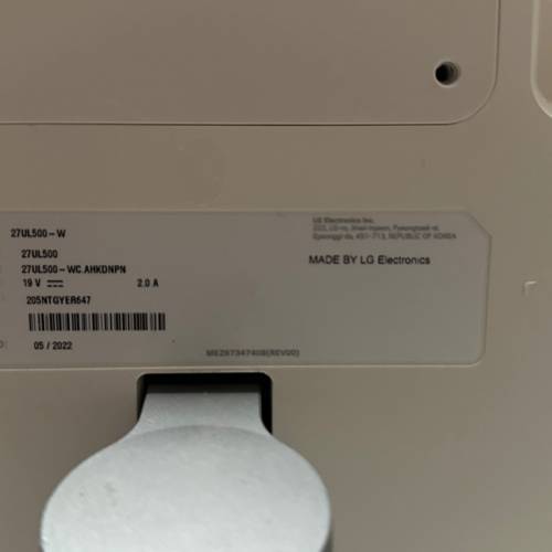 LG 27吋屏幕 27UL500 4K