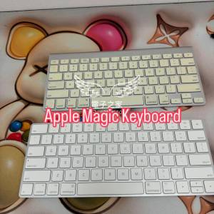 Apple magic keyboard 1/2  APPLE Magic keyboard  原裝  上面電池款下面充電款