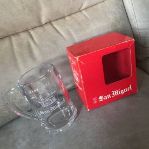 🍺 SAN MIGUEL SEVER ELEVEN Beer Glass NEW 全新 生力啤 7-11 啤酒玻璃杯 🍺