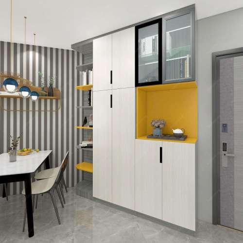 🙉客廳門口位C字櫃訂造深圳訂做家俱收納櫃伸縮餐檯設計訂做設計公司