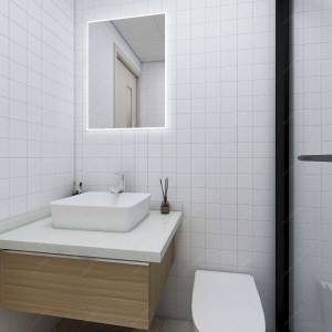👌浴室訂造浴室鏡櫃組合小戶型設計吊櫃歐式中式廚房廚櫃訂製納米房