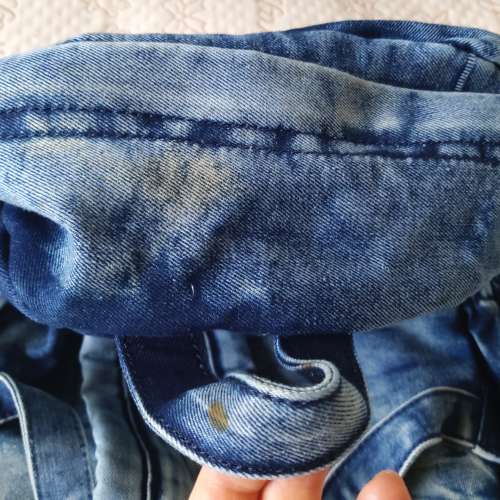 二手牛仔布料雙肩包 電腦包 旅行背包 書包 側背袋 背囊 手袋 電腦袋 斜背袋 手挽袋 ...