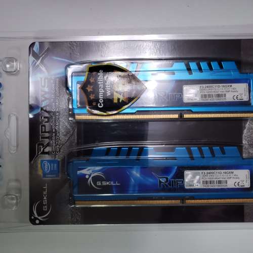 G.SKILL Ripjaws DDR3 2400 8GB X 2 = 16GB（不是DDR4）