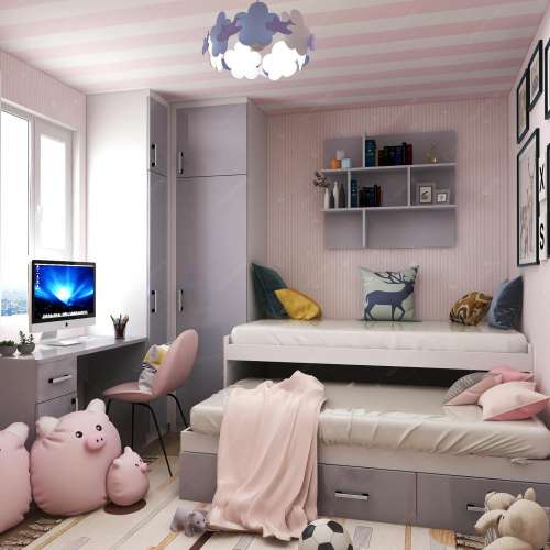 👉子母床-溫馨和諧居家必備家俱整體組裝實木書櫥書架書櫃美式衣櫃四門衣櫃窗台櫃訂...