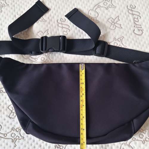 全新黑色ins韓版大容量工裝胸包 中性運動腰包 腰袋 休閒胸包 belt bag 斜挎包 斜孭...