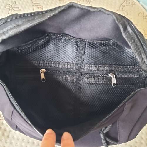 全新黑色ins韓版大容量工裝胸包 中性運動腰包 腰袋 休閒胸包 belt bag 斜挎包 斜孭...