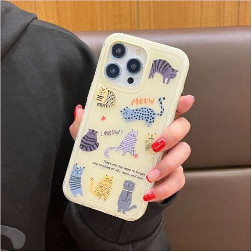 免費順豐智能櫃 滿屏精靈與貓咪款式 大鑽邊彩殼款 iPhone13~iPhone15promax都有 #手...