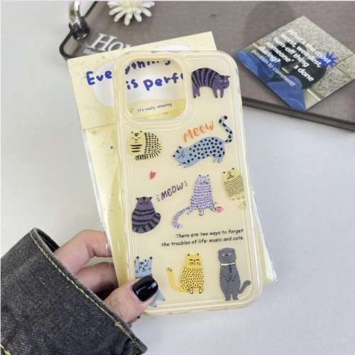 免費順豐智能櫃 滿屏精靈與貓咪款式 大鑽邊彩殼款 iPhone13~iPhone15promax都有 #手...