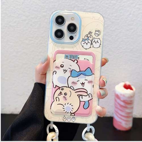 免費順豐智能櫃 可愛吉伊卡哇款式 卡包掛繩款 iPhone12~iPhone15promax都有 #手機殼...