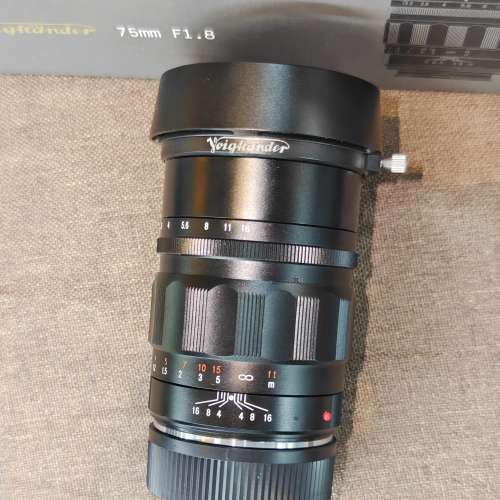 Voigtlander 75/1.8 Heliar Classic VM