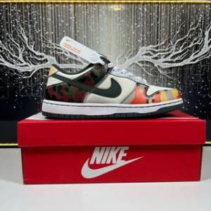 Nike Dunk Low SE Sail Muti-Camo 迷彩 不對稱鴛