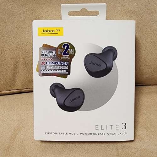 jabra捷波朗 elite 3 earphone真藍牙耳機