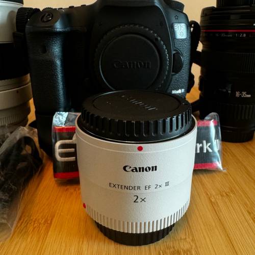 原裝盒Canon 5D Mark III 全套連大三元鏡頭