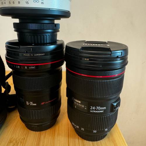 原裝盒Canon 5D Mark III 全套連大三元鏡頭