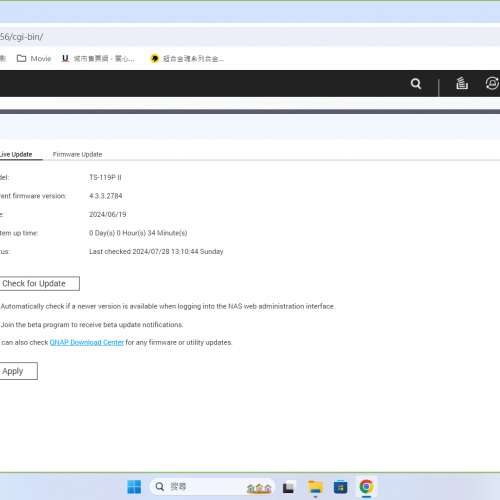 Qnap TS-119PII+WD 500GB HDD