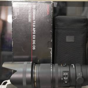 Sigma 70-200mm F2.8 APO EX DG OS canon EF mount
