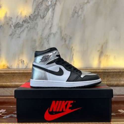 實拍 Air Jordan 1 High OG Retro Silver Toe 黑銀腳趾