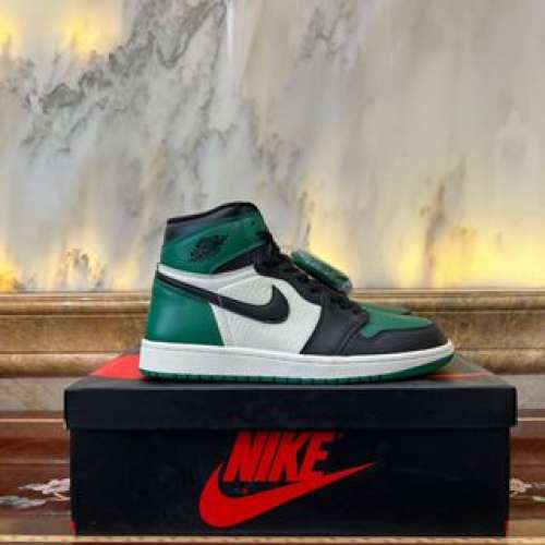 實拍 Air Jordan 1 High OG Pine Green 黑綠腳趾