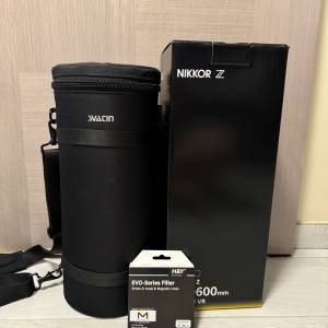 Nikon Nikkor Z 180-600mm (水貨) with filter and bag