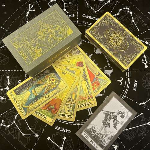 全套78張防水金箔塔羅牌