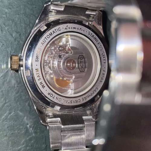 OCTO樂都自動手錶 不用電芯 搭載瑞士自動機械機芯 藍寶石水晶玻璃鏡面 具備100米防...