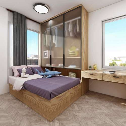 ✍2024睡房-趟門/掩門衣櫃款式全屋傢俬訂製開放式衣帽間	橡木衣櫃 實木	整體衣櫃訂...