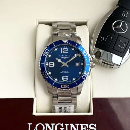 浪琴-LONGINES 康卡斯系列 🎉男士腕表  全自动机械机芯  316精钢表壳  精钢表带   ...