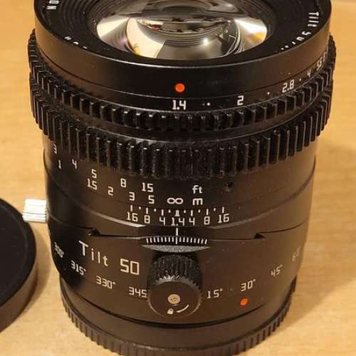 TTArtisan 50mm F1.4 Tilt lens 移軸鏡頭for Sony E(90%新)