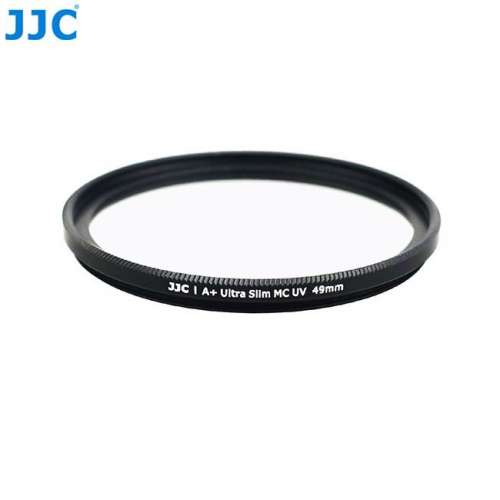 HAOGE LH-X54W Hood With JJC A+ Ultra Slim Multi-Coated UV Filter - 49mm 銀色遮...