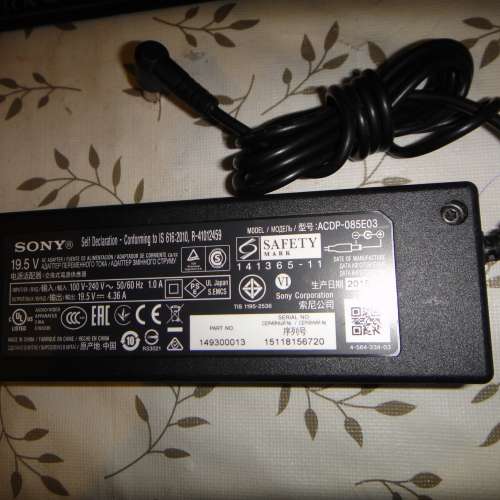 原裝sony索尼ACDP-085E03 laptop adapter 19V 4.36A