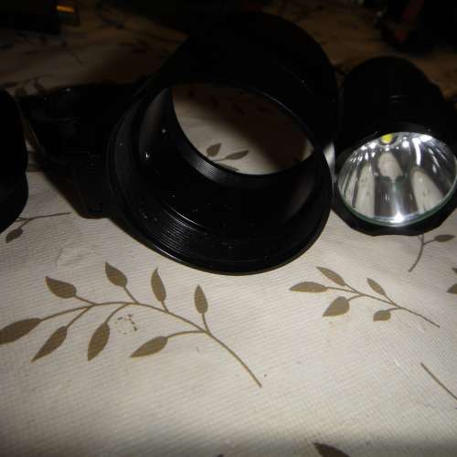 Xml 1,000Lm Ultrafire UF-19B Led 自行車手電筒 配件，無電池