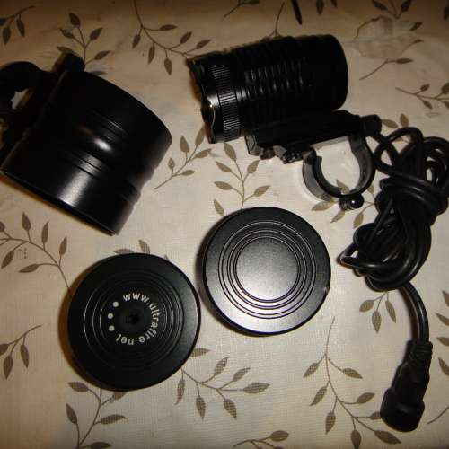 Xml 1,000Lm Ultrafire UF-19B Led 自行車手電筒 配件，無電池