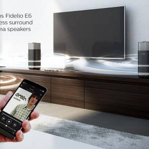 Wireless surround cinema Fidelio speakers E6/12 - 5.1 -HDMI 4K-2Kdetachable spk