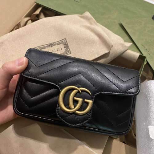 Gucci古馳女包Marmont超迷你馬蒙包