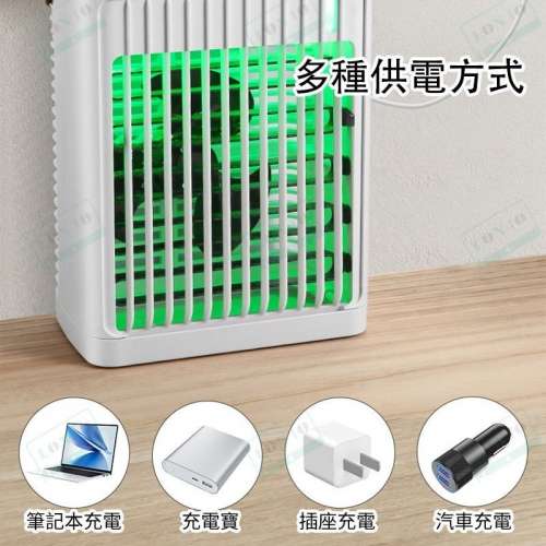 強力加濕冷風扇 ｜座檯風扇｜小型風扇｜座枱風扇｜加濕風扇｜桌面冷風機丨加濕器噴...