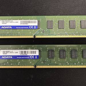 A-DATA DDR3 1600 8GB X 2 Desktop(Total 16GB)第二對